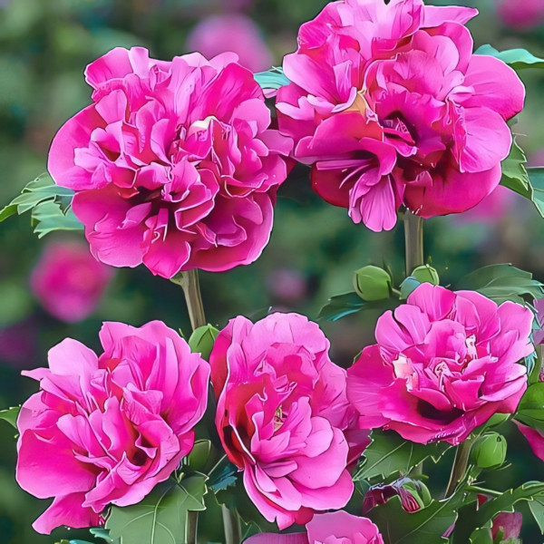 Гибискус сирийский Дюк де Брабант